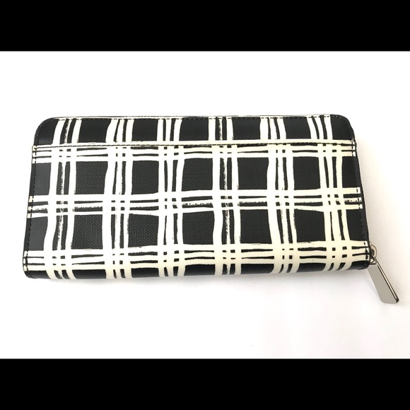 ❤️🆕 NEW Coach Black &White Zippered Wallet - Picture 6 of 9